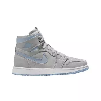 Женские кроссовки Jordan 1 Zoom Air CMFT Grey Fog and Celestine Blue CT0979-004
