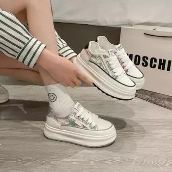 Женские кроссовки Модные сетчатые кроссовки на платформе Zapatillas Mujer Shoes Дышащая повседневная спортивная обувь Socofy Женская обувь на плоской подошве 35