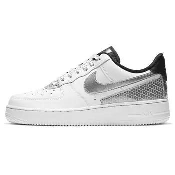 Женские кроссовки Nike 3M x Air Force 1 07 SE Summit белые, черные CT1992-100