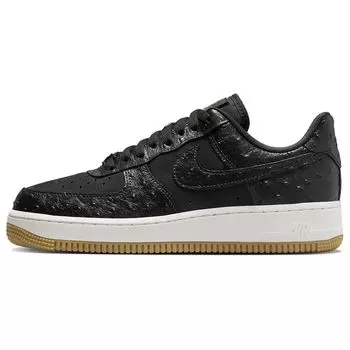 Женские кроссовки Nike Air Force 1 07 LX Black Ostrich Sail Gum-Light-Brown DZ2708-002 36.5