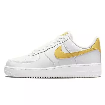 Женские кроссовки Nike Air Force 1 07 Saturn Gold белые 315115-170 39