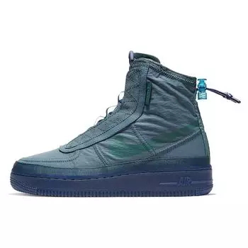 Женские кроссовки Nike Air Force 1 High Shell Turquoise Бирюзовые BQ6096-300