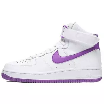 Женские кроссовки Nike Air Force 1 High White Dark Orchid 334031-112