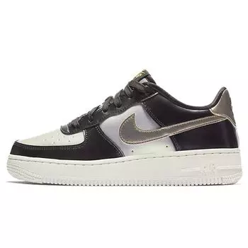 Женские кроссовки Nike Air Force 1 Low LV8 GS Metallic Cool Grey Metallic-Gold 849345-003