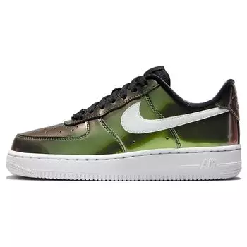 Женские кроссовки Nike Air Force 1 Low Iridescent черно-белые FV1173-010