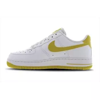Женские кроссовки Nike Air Force 1 Low Bright Citron желто-белые AH0287-103