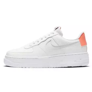Женские кроссовки Nike Air Force 1 Pixel Salmon Heel White Summit-White Bright-Mango DH3860-100