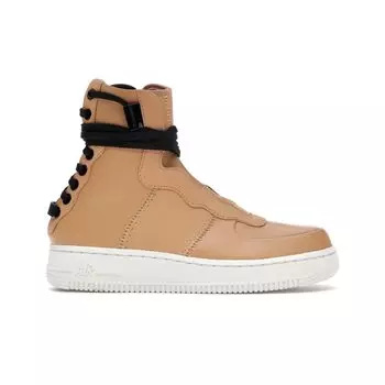 Женские кроссовки Nike Air Force 1 Rebel XX Praline Tan White AO1525-200