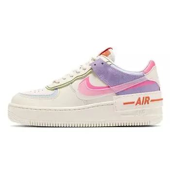 Женские кроссовки Nike Air Force 1 Shadow Beige Cream Pale-Ivory Pink CU3012-164