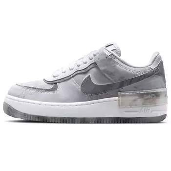 Женские кроссовки Nike Air Force 1 Shadow Goddess of Victory серые DJ4635-100 35.5