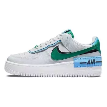 Женские кроссовки Nike Air Force 1 Shadow Photon Dust Malachite белые черные CI0919-004 40