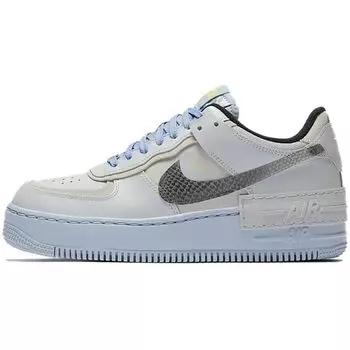 Женские кроссовки Nike Air Force 1 Shadow Snakeskin синие CV3027-001