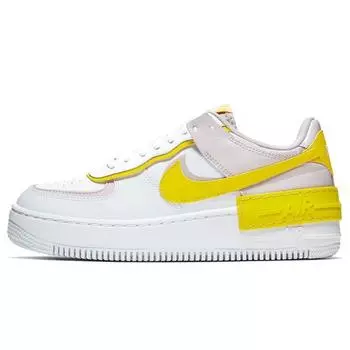 Женские кроссовки Nike Air Force 1 Shadow Sunshine белые CJ1641-102