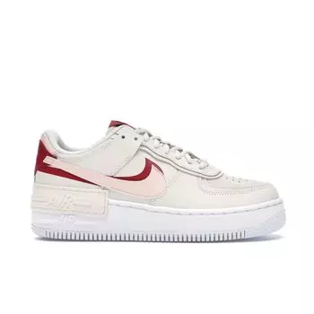 Женские кроссовки Nike Air Force 1 Shadow Phantom White Echo-Pink Gym-Red CI0919-003