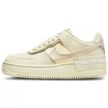 Женские кроссовки Nike Air Force 1 Shadow Coconut Milk кремового цвета с парусом Desert-Sand CU8591-102 42