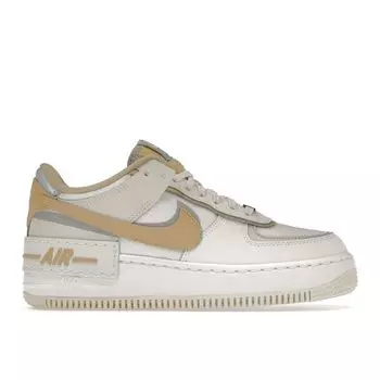Женские кроссовки Nike Air Force 1 Shadow Sesame White Summit-White Wolf-Grey DV7449-100 36.5