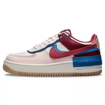 Женские кроссовки Nike Air Force 1 Shadow Soft Pink Canyon Rust Light-Soft-Pink Fossil-Stone Team-Red CI0919-601 42.5