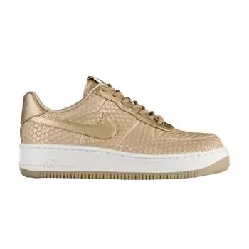 Женские кроссовки Nike Air Force 1 Upstep Premium Blur Gold Blur-Summit-White 917590-900