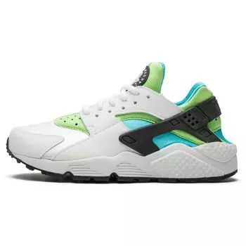 Женские кроссовки Nike Air Huarache Run White Clearwater-Flash-Lime 634835-100