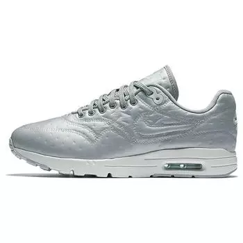 Женские кроссовки Nike Air Max 1 Premium Metallic Silver белые 861656-002