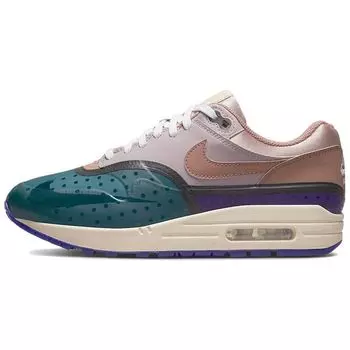 Женские кроссовки Nike Air Max 1 Premium Mini Symbols разноцветные сливово-туманные Fossil-Rose DV2301-501 40
