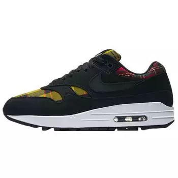 Женские кроссовки Nike Air Max 1 SE Tartan Black University-Red Amarillo AV8219-001