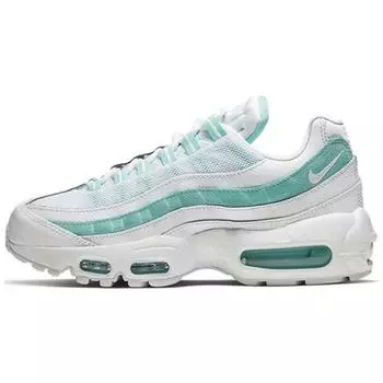 Женские кроссовки Nike Air Max 95 Light Aqua белые 307960-115