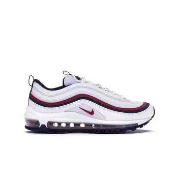 Женские кроссовки Nike Air Max 97 Red Crush White Red-Crush-Blackened-Blue 921733-102