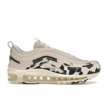 Женские кроссовки Nike Air Max 97 с коровьим принтом кремового цвета с парусом, хром FN7173-133 36