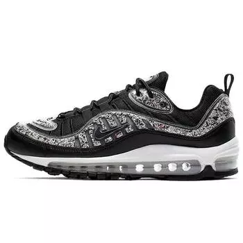 Женские кроссовки Nike Air Max 98 LX из переработанного материала черные черно-белые AV4417-001