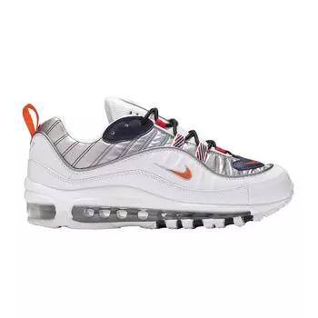 Женские кроссовки Nike Air Max 98 PRM Starfish White Wolf-Grey Gym-Red CQ3990-100