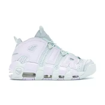 Женские кроссовки Nike Air More Uptempo Barely Green белые 917593-300