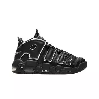 Женские кроссовки Nike Air More Uptempo Black Silver DQ0839-001