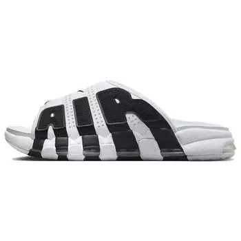 Женские кроссовки Nike Air More Uptempo Slide White Black Red Varsity-Red FJ0755-100 36.5