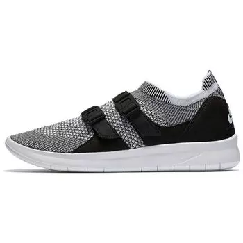 Женские кроссовки Nike Air Sock Racer Ultra Flyknit Oreo черно-белые 896447-002