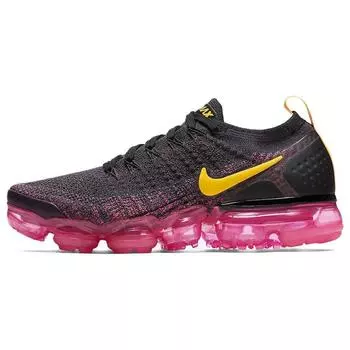 Женские кроссовки Nike Air VaporMax Flyknit 2 Pink Blast Gridiron Pink-Black-Black-Laser-Orange 942843-008