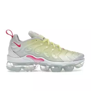 Женские кроссовки Nike Air VaporMax Plus Blue Tint Lemon Twist Light-Lemon-Twist Metallic-Silver Fireberry FQ8882-423 37.5