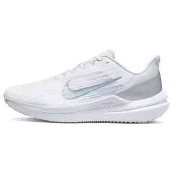 Женские кроссовки Nike Air Winflo 9 White Pure Platinum, серый металлик, серебристый DD8686-100 36