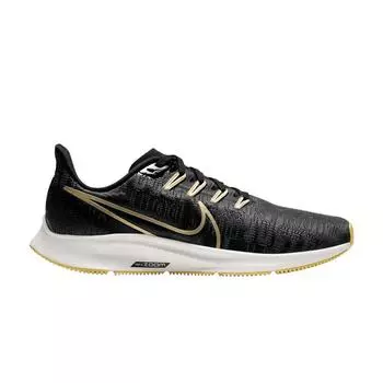 Женские кроссовки Nike Air Zoom Pegasus 36 Premium Black Metallic Gold BQ5403-003