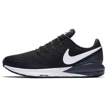 Женские кроссовки Nike Air Zoom Structure 22 Gridiron Black White-Gridiron AA1640-002