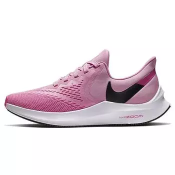 Женские кроссовки Nike Air Zoom Winflo 6 Psychic Pink Laser-Fuchsia-White-Black AQ8228-600