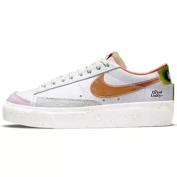 Женские кроссовки Nike Blazer Low Platform The Great Unity White Regal-Pink Sail DM5451-611 38