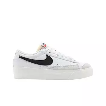 Женские кроссовки Nike Blazer Low Platform White Black DJ0292-101