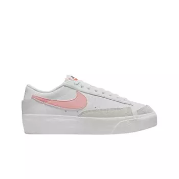 Женские кроссовки Nike Blazer Low Platform White Pink Glaze DJ0292-103