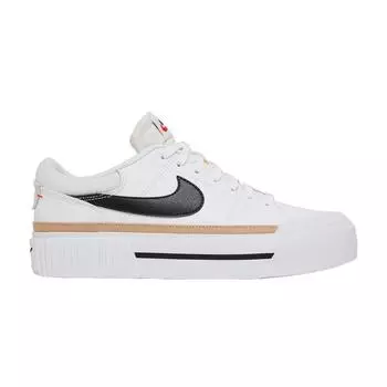 Женские кроссовки Nike Court Legacy Lift White Hemp Team-Orange Black DM7590-100