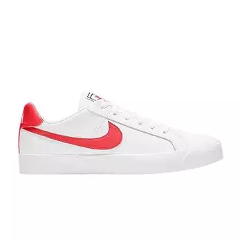 Женские кроссовки Nike Court Royale AC White Flash Crimson Gum-Light-Brown AO2810-113