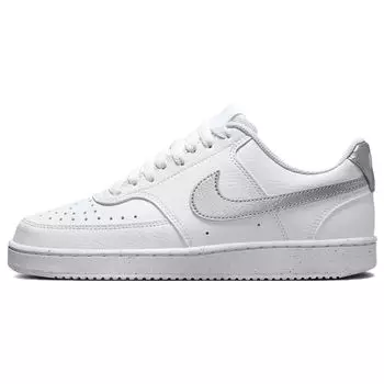 Женские кроссовки Nike Court Vision Low Next Nature белые серебристо-металлические DH3158-108