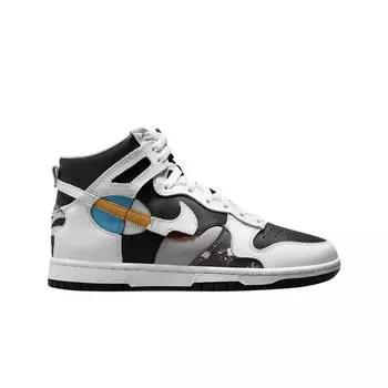 Женские кроссовки Nike Dunk High LX белого и черного цветов DZ7327-001
