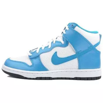 Женские кроссовки Nike Dunk High Skinny Light Blue Lacquer White Black 429984-106
