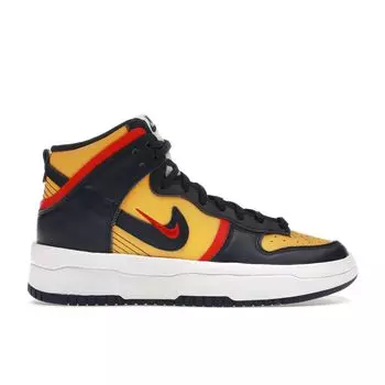Женские кроссовки Nike Dunk High Up Rebel Michigan, желтые, университетские, кукурузные, красные, DH3718-701 39